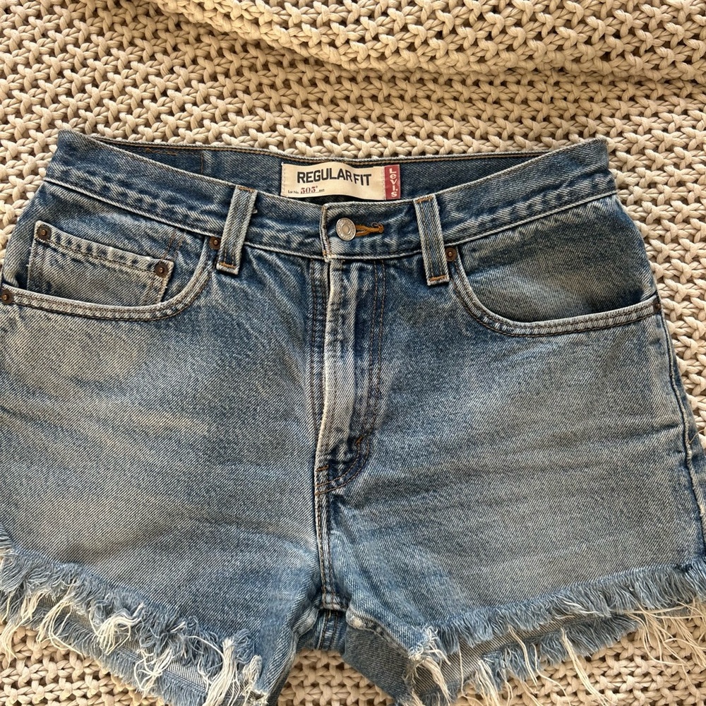 Levi’s Women's Blue Denim Shorts
